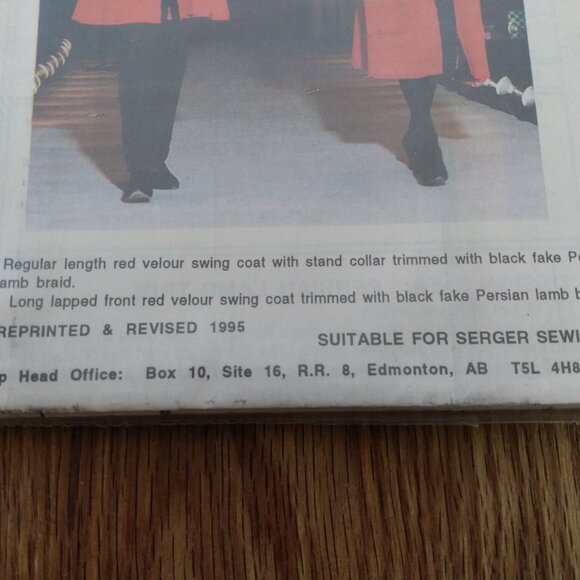 Vintage Swing Coat Sewing Pattern Retro 90s MacPhee Workshop - Picture 6 of 16